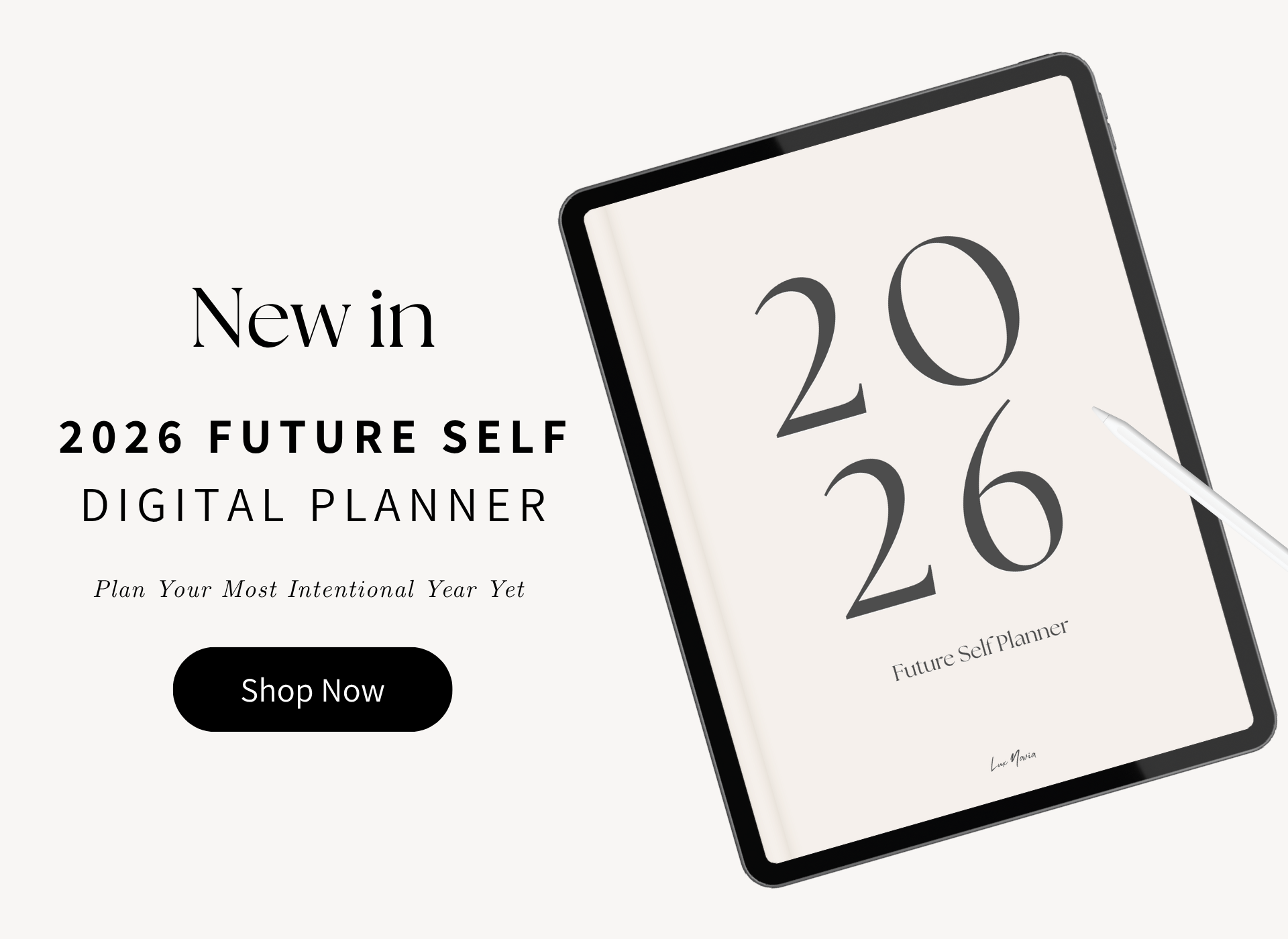 Promoting 2026 Future self digital planner