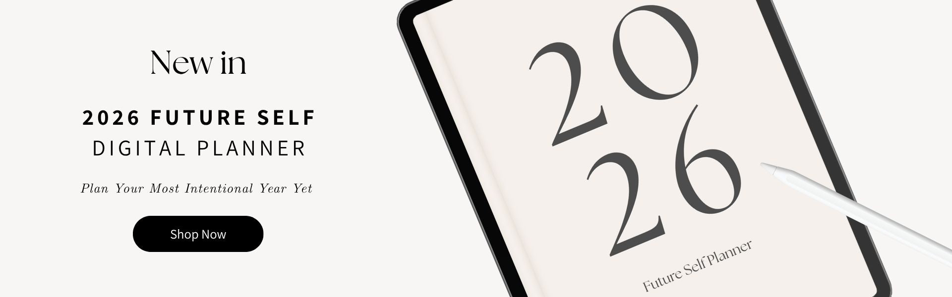 Promoting 2026 Future self digital planner