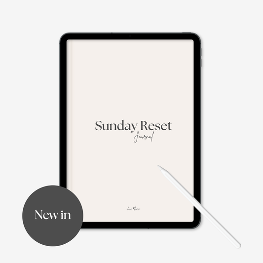 Sunday Reset Digital Journal